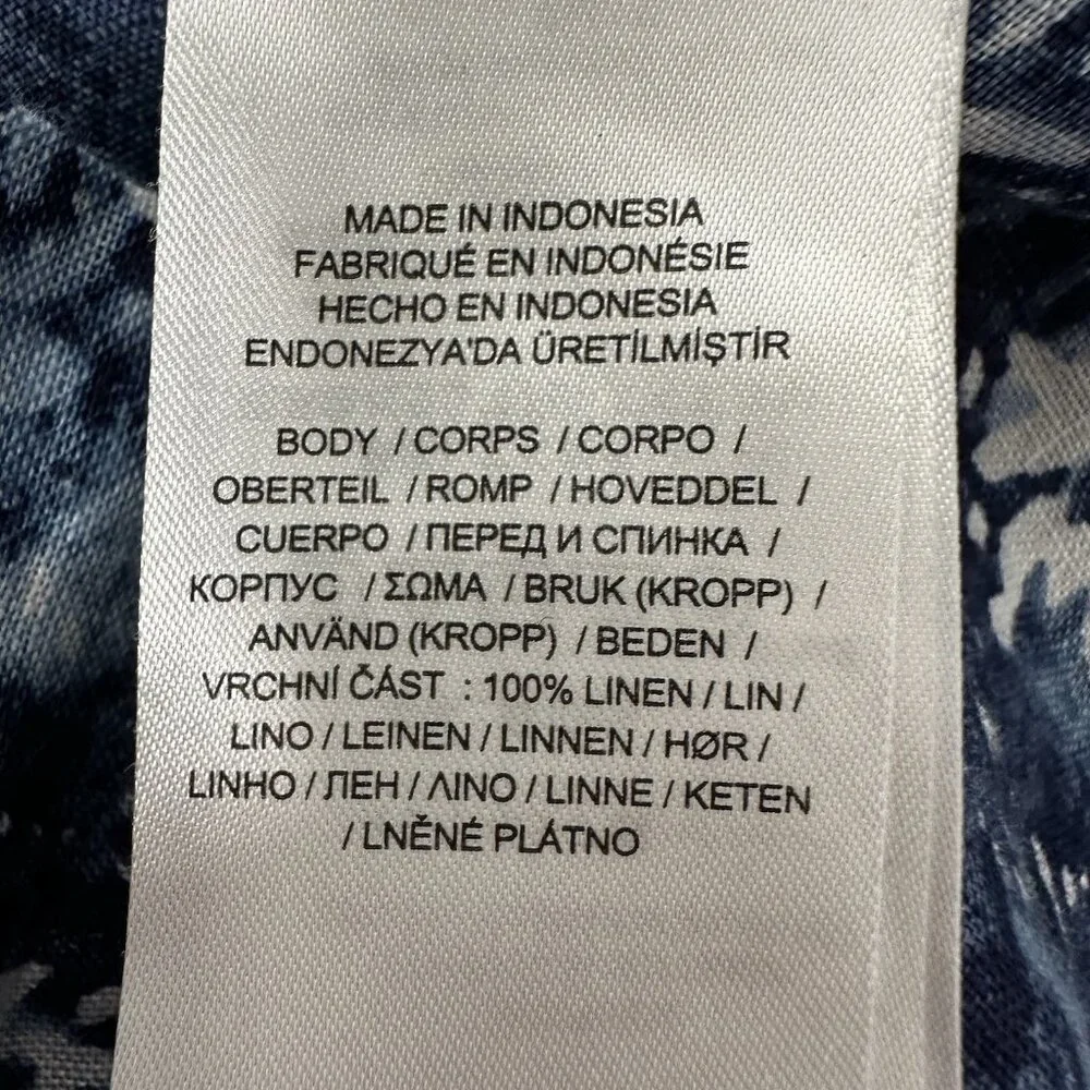 Ralph Lauren‎ Linen Shorts Blue Paperbag Size 12